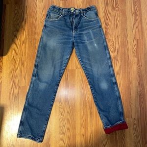 Cabelas vintage fleece lined roughneck jeans